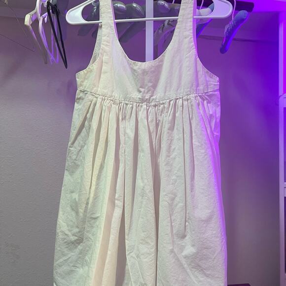Zara White Sleeveless Mini Dress - Picture 1 of 3